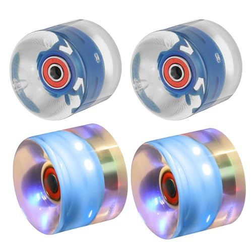 Roues de skateboard lumineuses contre le manque de visibilité en street