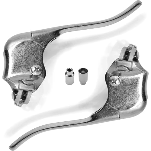 cyclingcolors Levier de Frein Vélo Lisse Acier Ville Vintage Ancien Retro 22,2mm à 23,8 mm