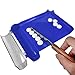 Medarchitect Right Hand Pill Counting Tray with Spatula (Blue - Wood Handle)