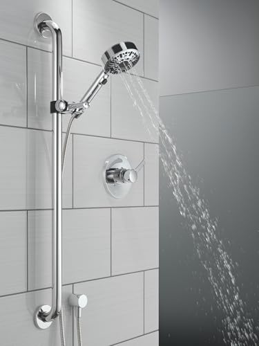 Sistema de ducha con barra deslizante y ducha de mano Peerless PTT24347 miniatura 7