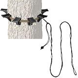 ZIVOXIA 4 Pack Saddle Hunting Platform Ring of Steps & Climbing Stick Stabilizer Strap