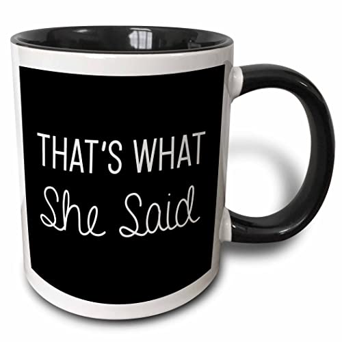 3dRose Bachelorette Party Bridesmaid T Shirt 11oz Two-Tone Black Mug