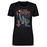500 LEVEL Landry Shamet New York Knicks Statue of Liberty Shirt for Women (Black, X-Large)