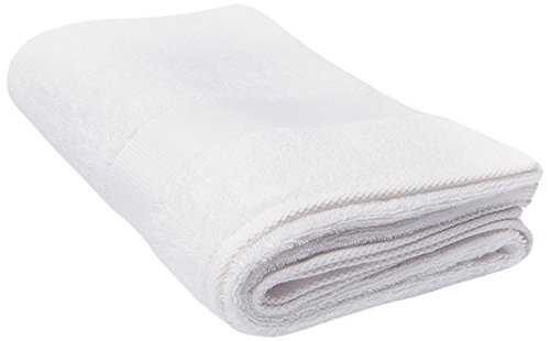 Serviette coton blanc 150x100 cm idéale pour peaux sensibles