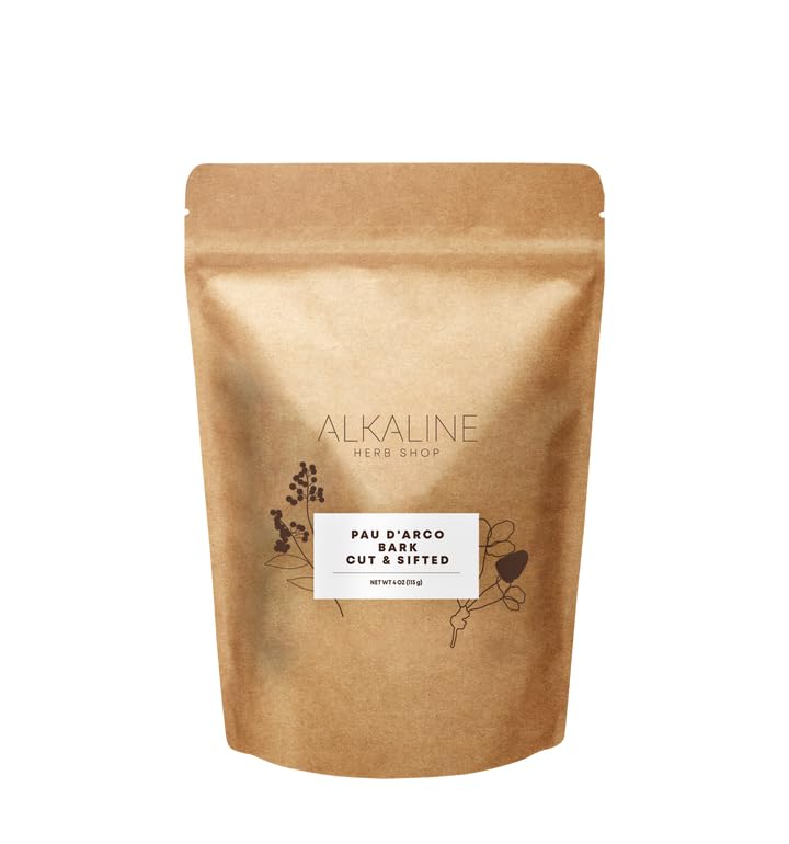 Alkaline Herb Shop Just Herbs: PAU D'Arco Bark Cut and Sifted
