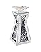 Acme Nowles Accent Candleholder in Mirrored and Faux Stones