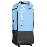Freein Inflatable Paddle Board Roller Bag with Wheels Backpack for SUP Storage Travel Fits Any iSUP