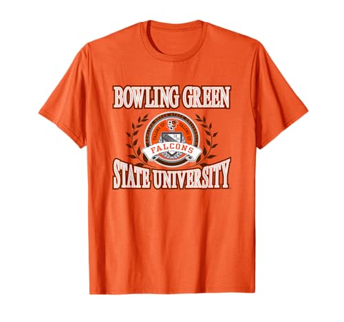 Bowling Green Falcons Laurels Orange Officially Licensed T-Shirt