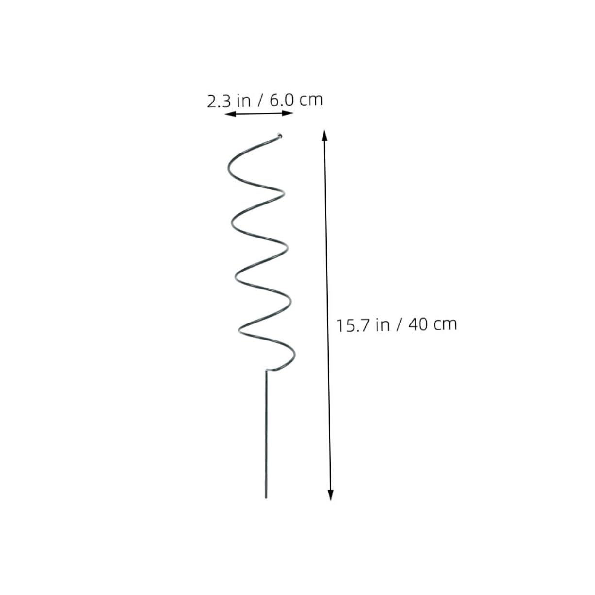 TOYANDONA 8pièces Tuteurs De Spirale pour Plantes De Jardin Supports De Tige De Plante Cadre De Support De Fleur pour Grimpantes