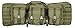 Lancer Tactical 600 Denier Polyester Double Carbine Soft Case Accessory Pouches MOLLE Webbing Secondary Gun Compartment Quick Detach Buckles Inner Storage Backpack Straps(42