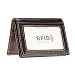 HAWEE Men’s Bifold Front Pocket Wallet Genuine Leather RFID Blocking Card Billfold 5 Slots with Cash Compartment, Coffee
