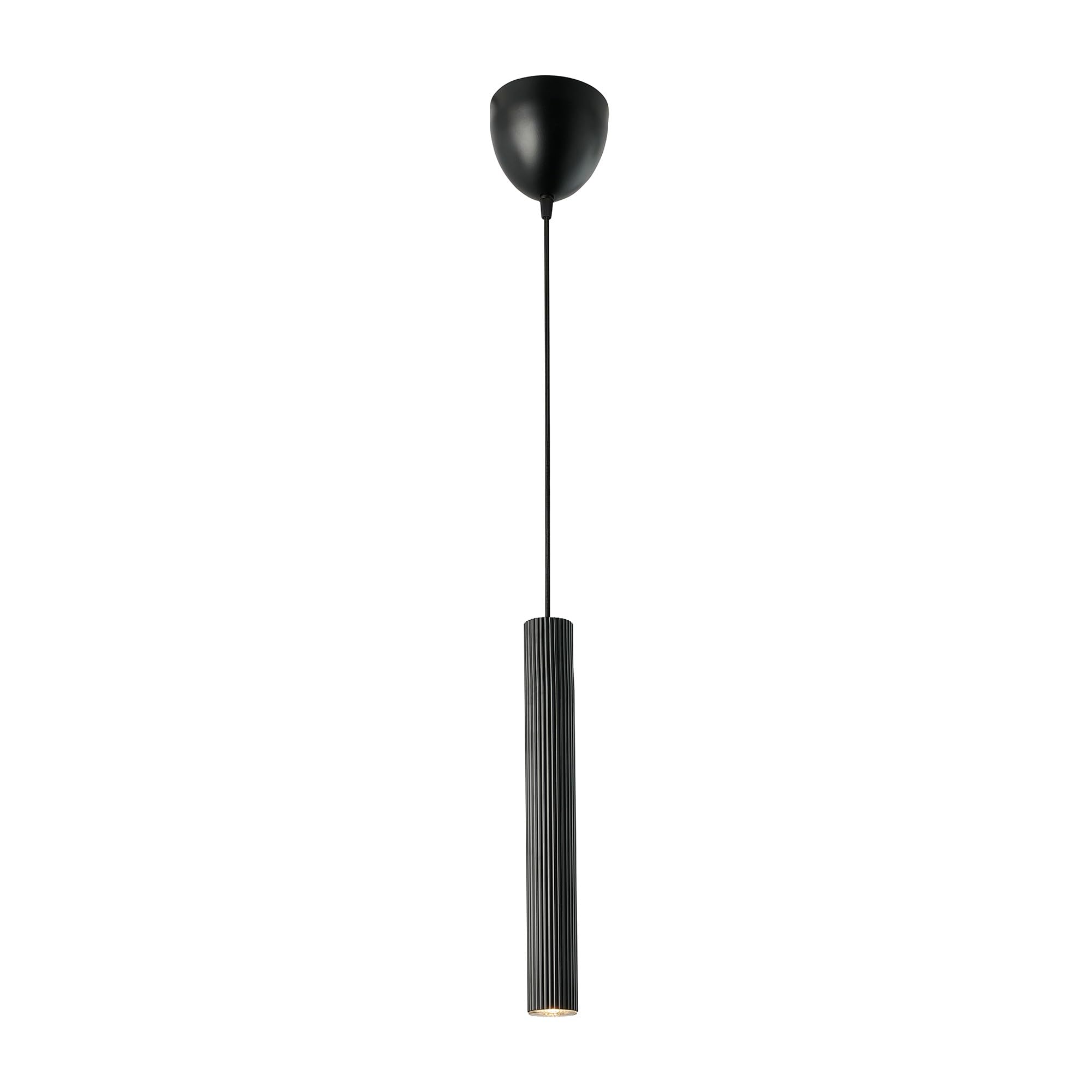 Nordlux Black Vico Pendant Light Metal Livingroom Gu10 Mains 5Cm