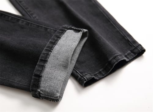 Jeans para hombre de corte recto slim fit clásico miniatura 6