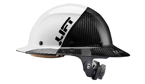 Lift Safety-Hard Hats DAX Carbon Fifty 50 White HDF50C-19WC-Each