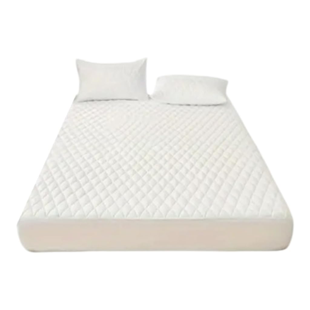 Protège-matelas matelassé extra profond imperméable pour éliminer les bruits de lit