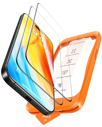TORRAS iPhone 15 Pro Screen Protector 2-Pack