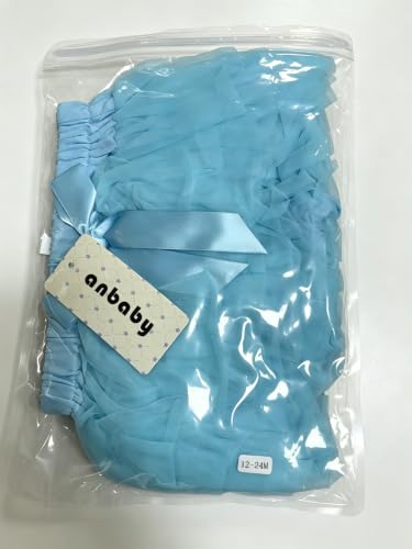 Image of Anbaby Baby Girls Soft Tutu Skirt Toddler Ruffled Pants Diaper Cover