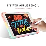 Telaso for iPad 6th 5th Generation Case, iPad 9.7 inch (2018/2017) for Kids, iPad Air 2, iPad Pro 9.7 Case, Butterfly Kickstand Shockproof Protective Tablet Cover with Pencil Holder, Colorful Pink - Image 6