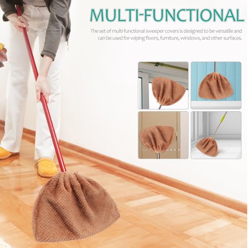 Buying Guide Hemoton 3 Pack Broom Covers Washable Dust Mop Lazy Broom