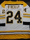 Terry O'Reilly Autographed Replica Boston Bruins Style White Jersey JSA COA
