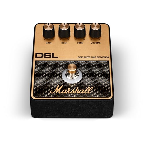 Image of Marshall DSL Overdrive /Distortion Pedal - Black and Gold
