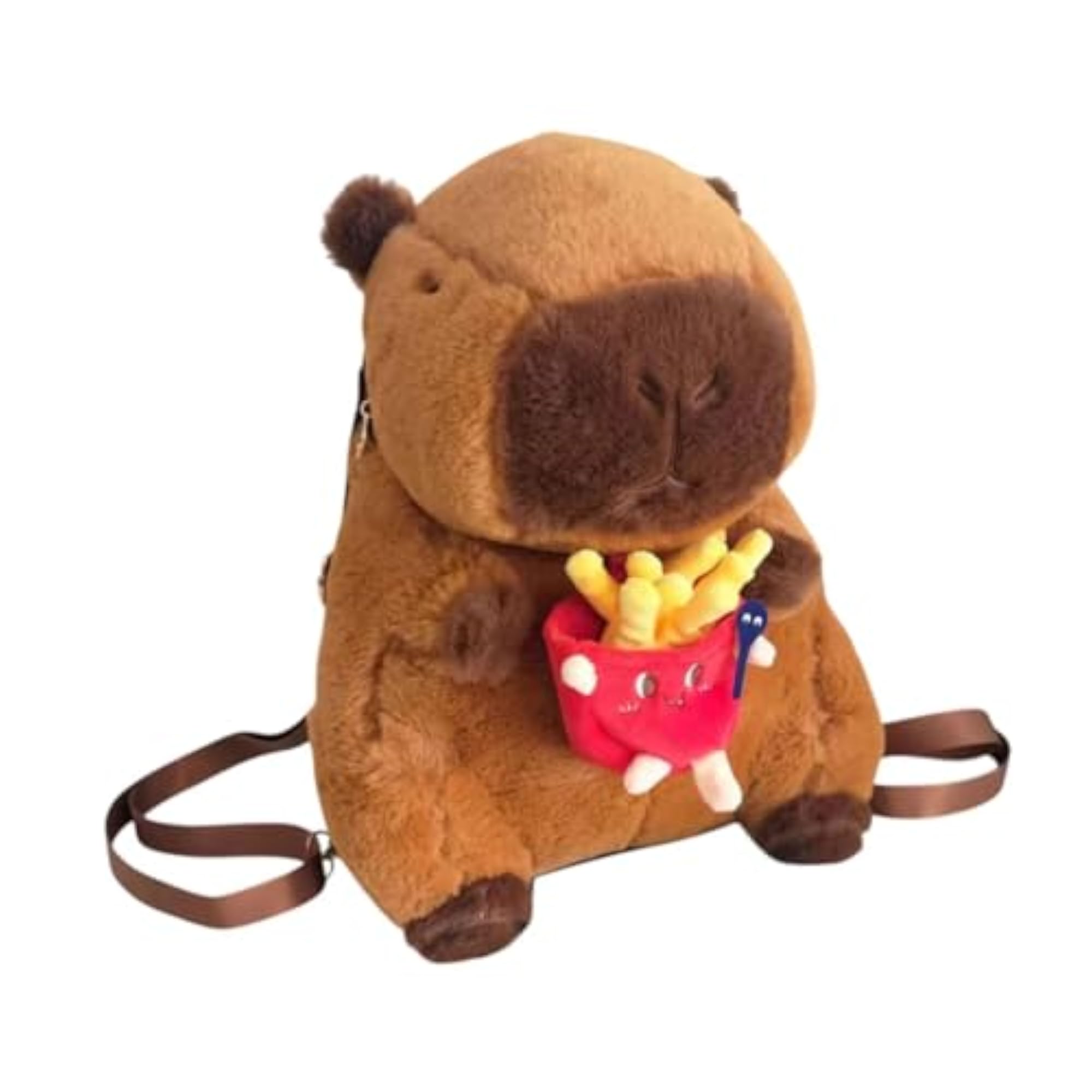 Capybara Plush Toy Backpack, Adjustable Straps for Kids