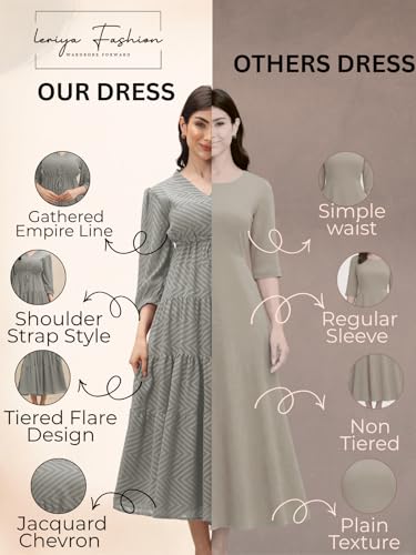 Image of Leriya Fashion Maxi Dress for Women | Western Summer Georgette Stylish A-line Dress for Beach Party Outfits | Western Summer Black One Piece Knee Length Dresses for Woman