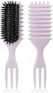 Curl Defining Brush for Curly Hair - Styling and Detangler Brush with Comb for Curly Hair; Includes Bonus Hairstyling ToolBrush, Tangling-Shaping and Refining Curls f -1pc -multicolor