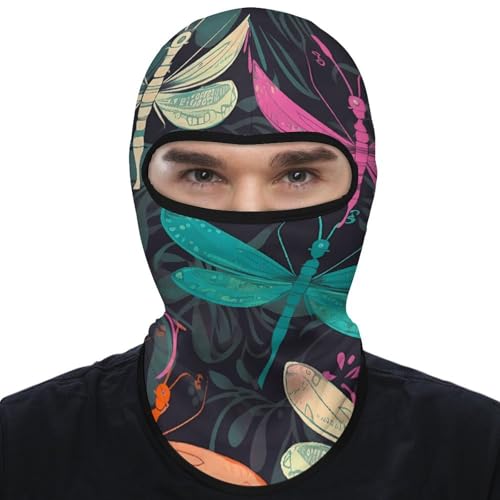 Balaclava para Hombres con Máscara de Dragonfly para Invierno, Protección Facial para Ciclismo y Esquí miniatura 7