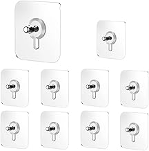 Shanya Wall Hooks for Hanging – Adhesive Wall Hook for Heavy Items | Wall Hanging Hooks, Strong Wall Hook for Home Organization (Pack of 10)