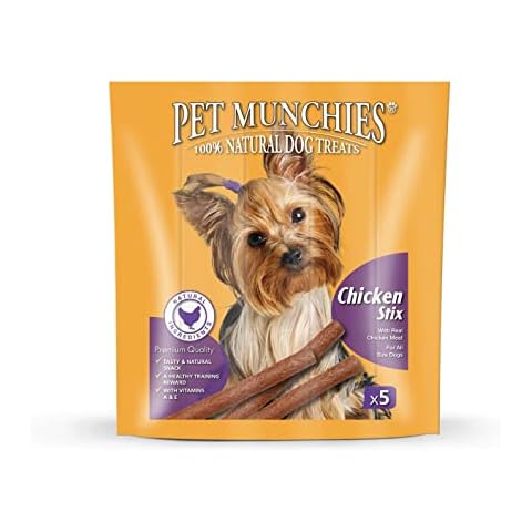 Pet Munchies Chicken Stix Dog Treats, Healthy Training Treats Made With Natural Ingredients 50g (5 Chews) Cover