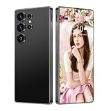 Smartphone S25 Ultra 5G/4G Android 14 Sbloccato, 16GB 1TB, Schermo HD Da 7,3'', Fotocamera Da 72MP 108MP, Telefono Cellulare Dual SIM Gratuito, Telefoni Cellulari Con Penna Integrata,Black-7.3 Inch