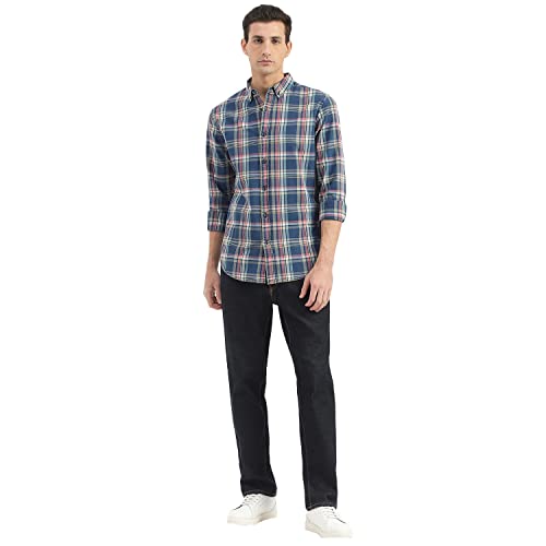 Image of UNITED COLORS OF BENETTON Men's Plaid Slim Fit Shirt
