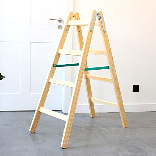 Holzleiter Verdone Standard 2×4 Stufen für 150kg belastbar