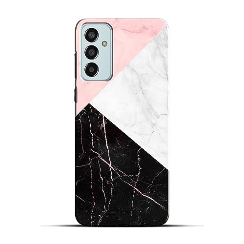 Image of COLORflow Back Cover Compatible with Samsung Galaxy F13 / M13 4G | Beautiful Black White Pink Marble | Designer Printed Hard CASE Bumper Back Cover Compatible with Samsung F13 / M13 4G