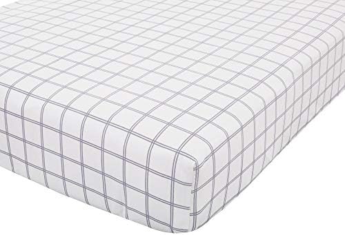 Catherine Lansfield Brushed Cotton Tartan Check Double Fitted Sheet Navy