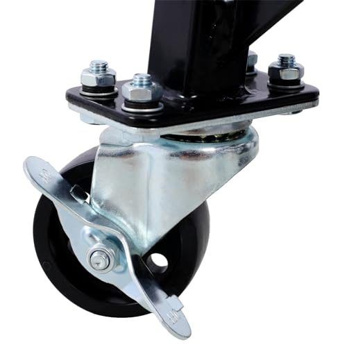 Image of 300 Lbs Hydraulic Motorcycle Scissor Jack Lift Foot Step with 4 Wheels Jack Stand Portable Lift Table Heavy Duty Hydraulic Motorcycle Lift Table Adjustable Lift Jack Stand For Small Dirt Bikes