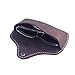 Customized stitching Genuine Leather Eyeglass Case Vintage Personality Handmade Glasses Case Eyewear Protective Holder