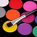 Face Paint Kit for Kids, Professional Quality Face & Body Paint, Hypoallergenic Safe & Non-Toxic, Easy to Painting and Washing, Ideal for Halloween Party Face Painting, 15 Colors with Two Brush
