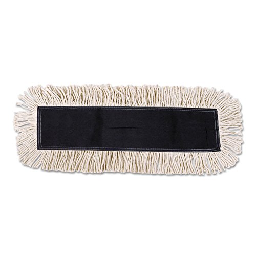Boardwalk Mop Head, Dust, Disposable, Cotton/Synthetic Fibers, 48 X 5, White
