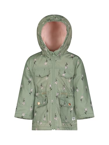 OSHKOSH B'GOSH Girls' Fleece-Lined Midweight Hooded Jacket