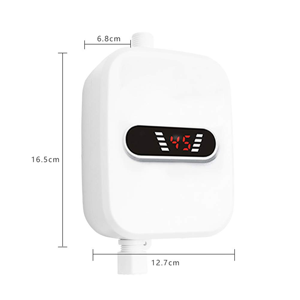 Amazon.com: Insant Water Heater, 3500W Electric Hot Water Heater, Tankless  Water Heater for Bathroom Kitchen Washing : Tools u0026 Home Improvement