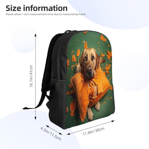 Comfort Fit Unisex Dog Pillow Mischief Backpack Durable for Daily Commute & Travel Adventures 16 Inch4