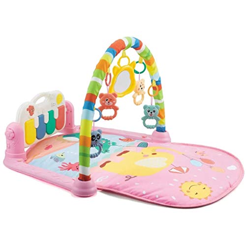 Kit Tapete de Atividades e Cadeira de Descanso Snack - Color Baby - Rosa