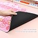 PERFECTSIGHT Cute Cat Desk Pad Kawaii Kitty Claw Machine Desk Mat, Pink Switch Large Gaming Mouse Pad, Funny Deskmat Mousepad, Anime Laptop Keyboard Pad Office Home Decor for Women Girls, Coral