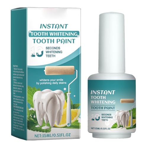 Vernice Sbiancante per Denti,Vernice Sbiancante Istantanea per Denti,Smalto per Denti Bianco Teso per Rimuovere Macchie