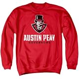 Austin Peay State University L Unisex Adult Crewneck Sweatshirt, Red, S