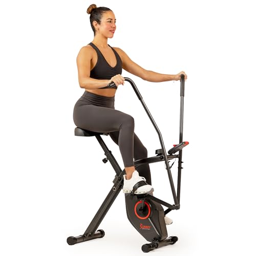 Sunny Health & Fitness Smart Total-Body X-Bike Plus Arm Exercisers, Free SunnyFit App Connection for Guided Workout by Sunny Health & Fitness - Used condition - US$247.89