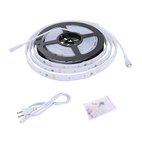 Image of 120V Dimmable LED Strip Light 2000K Amber Yellow Color,Dimming by Wall Dimmer Switch, Very Bright LED String, No Need Driver Converter,100ft Extension, IP65, Flexible LED Tape Light Under Cabinet