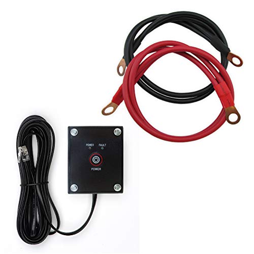 GoWISE Power PS1004 3000W Continuous 6000W Surge Peak Power Pure Sine Wave Inverter with Starter Cables and 4 Output Sockets